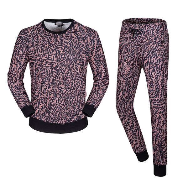 

2021 luxury autumn/winter fashion men's sportswear suit with letter print embroidery casual two-piece set -3xl, Gray