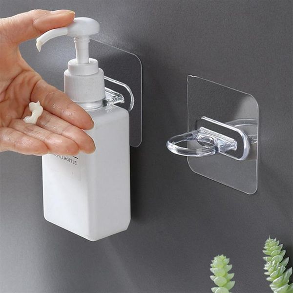 

hooks & rails 10 pieces hook wall hanging storage punch-multifunctional adhesive rack sticking bathroom hand sanitizer racks