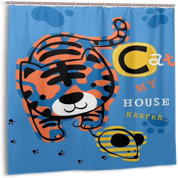 

shower curtains waterproof curtain, cartoon curtain