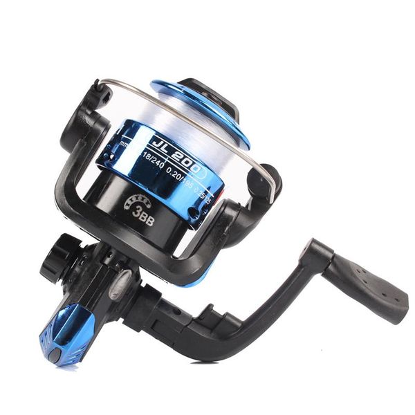 

5.2:1 fishing wheel spinning reel 0.18/240 0.20/195 0.25/125 40 meters line 6 reels accessories baitcasting
