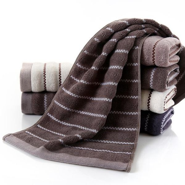 

towel drop ship 2pcs/set 100% cotton terry face towels for adults women men kids bathroom hand turban drying 34*74cm