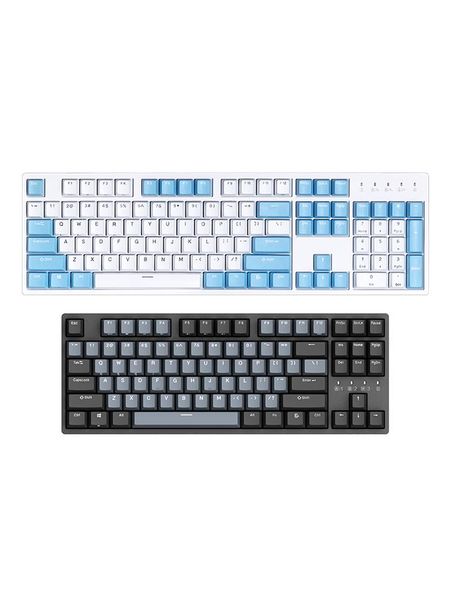 

keyboards durgod k320w 87/104 key cherry axis programmable backlit mechanical keyboard (wireless bluetooth three-mode )