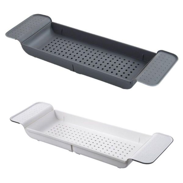 

kitchen storage & organization 2021 shower expandable holder tub bathtub shelf rack tray over bath multifunctional organizer for bathroom