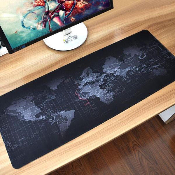 

mouse pads & wrist rests natural environmental protection rubber large lock anti-slip thickened office game pad deskkeyboard