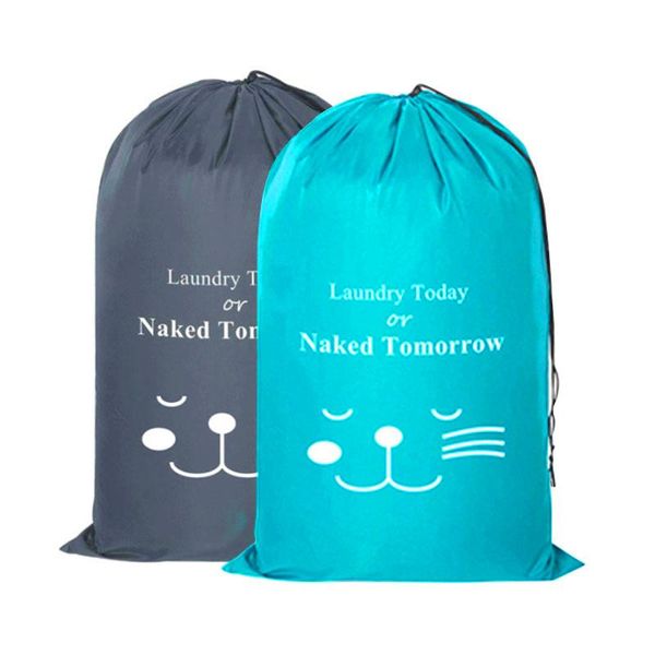 

laundry bags beam dirty clothes bag drawstring organizer travel household polyester large capacity clothing care washing