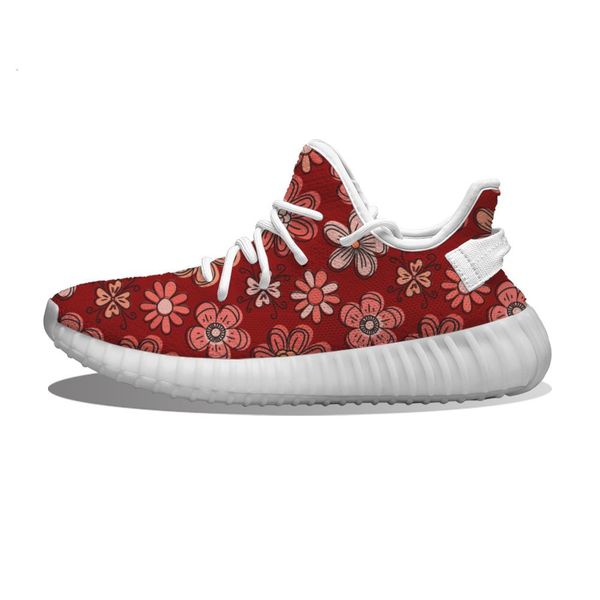 

diy custom red line daisy flower running shoes mh printed mens womens trainers outdoor sports sneakers