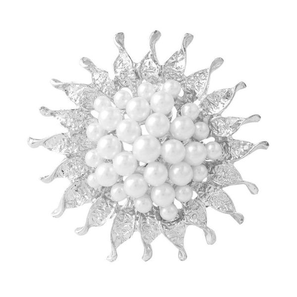 

pins, brooches large fashion drop pendant wedding lady pearl brooch, Gray