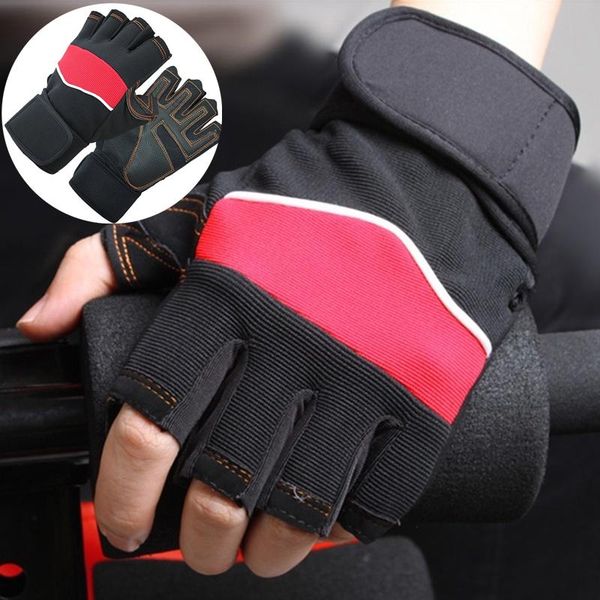 

1pair bike gloves gel cycling bicycle spring off road guantes ciclismo luva, Black