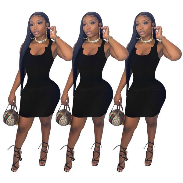 

casual dress lf9035 women's solid casual dress, Black;gray
