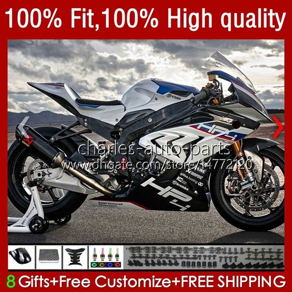 Órgão de Injeção para BMW S1000 S 1000RR 1000 RR 15-18 Bodywork 20No.147 S1000-RR S1000RR 15 16 17 18 S-1000RR 2015 2016 2017 2018 Branco Preto S-1000 2015-2018 Fairing OEM