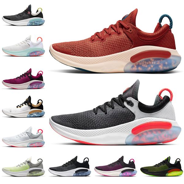 

2021 fashion men womens joyride run fly knit running shoes mens sneakers trainers platinum tin oreo purple university red black raspberry el