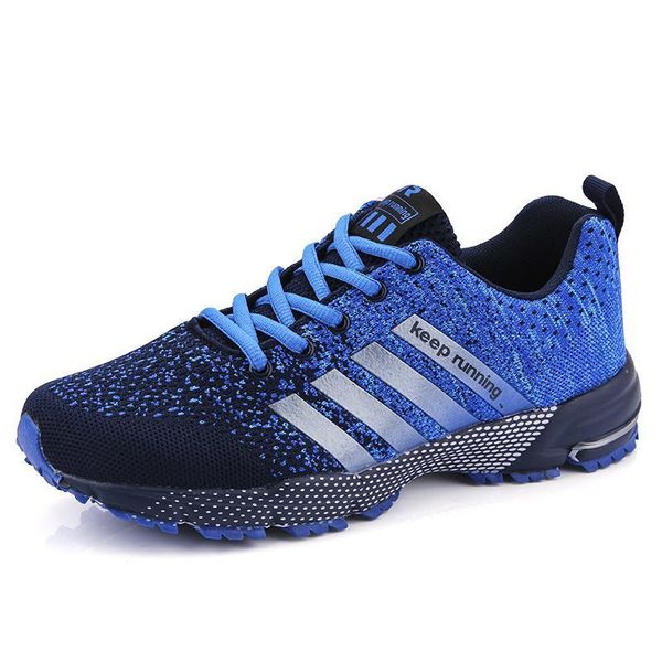 

boots summer breathable men shoes casual fashions male mesh sneakers big size zapatillas hombre blue drop, Black