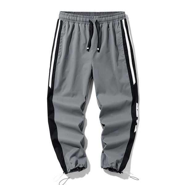 

streetwear men pants joggers cargo 2021 harem pants hip hop sweatpants fitness trousers bottoms, Black