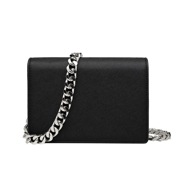

evening bags female bag simple small square fashion trend chain black shoulder messenger
