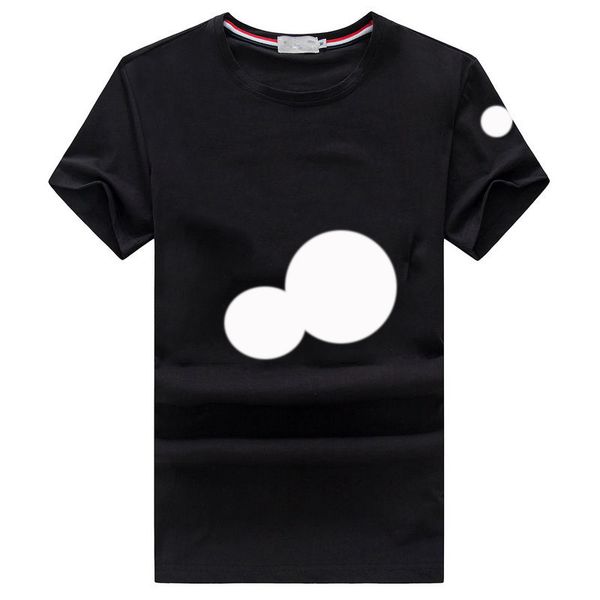 

2021 Luxury Designer T shirt Fashion personalized for mens womens with High Quality Wholesale black and white cotton TShirts, White big logo