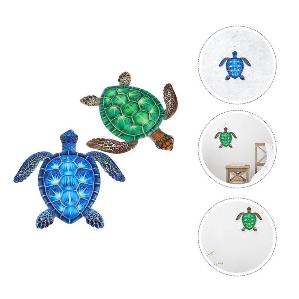 

decorative objects & figurines 2pcs hanging tortoise pendant wall art decor decoration