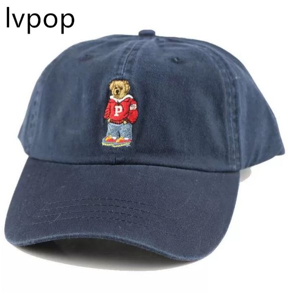 

new arrival bone curved visor casquette baseball cap women gorras snapback caps bear dad polo hats for men hip hop, Blue;gray