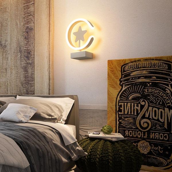 

wall lamps light luxury lamp led fashion bedside table living room background el club personalized