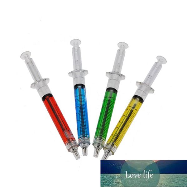 Syringe Ball Point Pens Tinta Marcador Simulação Sangue Sangue Hospino Enfermeira Bola Point Pen PENS PENSA PRESENTES DESIGNS