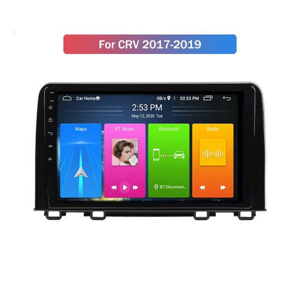 

android car dvd player for honda crv 2017-2019 multimedia automotive stereo radio video navigation head unit