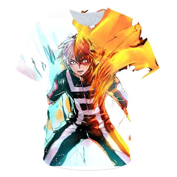 

men's t-shirts 2021 my hero academia anime t-shirt green valley izuji shirt casual comfortable 3dt top, White;black
