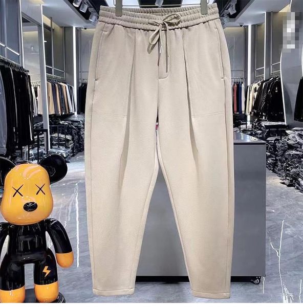 

Men's Pants SQ10672 Fashion 2021 Runway Luxury European Design Party Style Clothing, Black