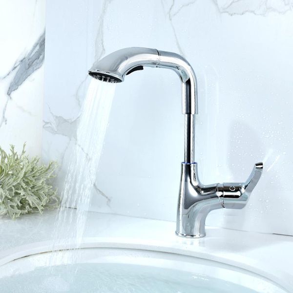 

bathroom sink faucets height adjustable pull out basin faucet kitchen switch sprayer and cold water mixer tap single handle