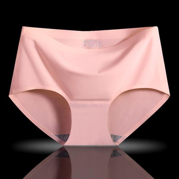 

soft briefs thin underwear solid women leggings lingerie knickers underpant seamless color panties, Black