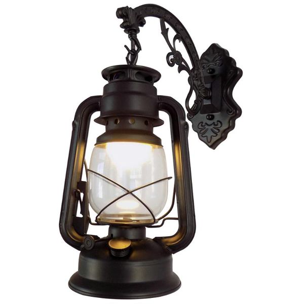 

wall lamp e27 retro light hallway bronze el kerosene sconce corridors home decor motels windproof water resistant