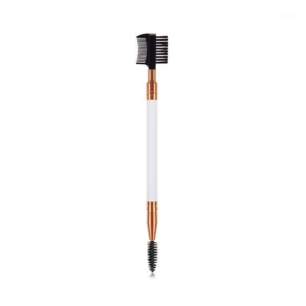 

double head makeup brush eyelash eyebrow nylon fiber shaper cosmetic multipurpose beauty tool portable tslm11