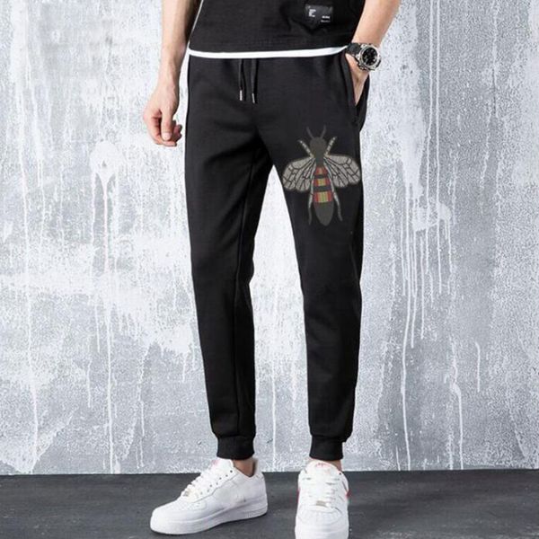 Pantaloni da uomo di diamanti caldi freschi alla moda modello di stampa animale design popolare personalizzato pantaloni sportivi casual maschile m-4xl