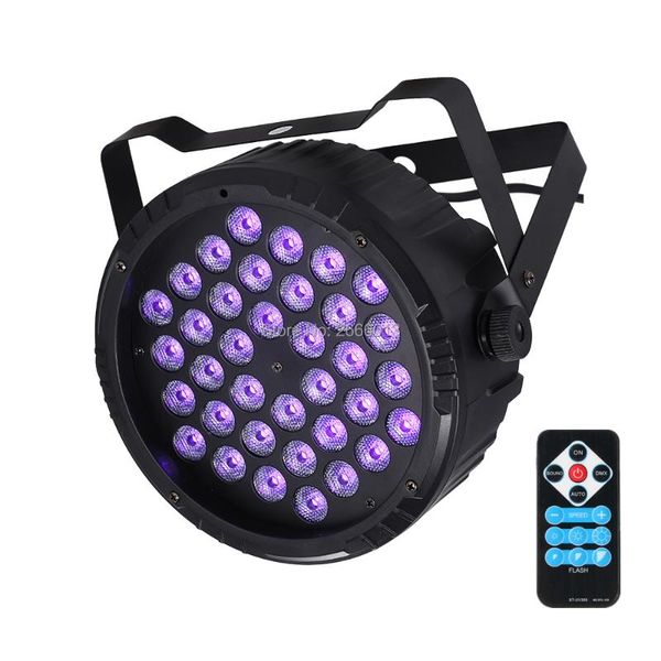 

effects wireless remote control 36 leds uv led light /dj bar effect sound activated stage party disco dj dmx strobe lamp