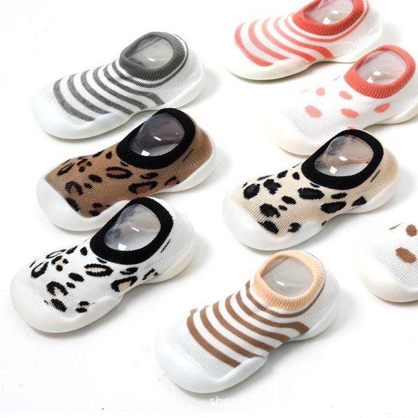 

first walkers children anti-slip shoes born baby girl cotton non-slip floor socks boy rubber sole cartoon indoor