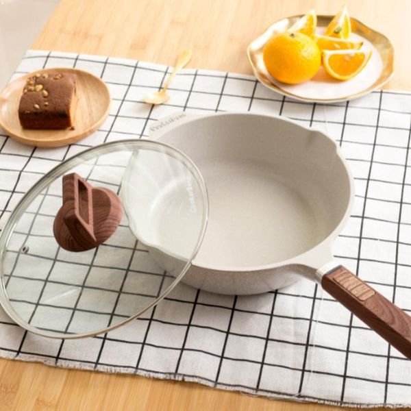 

pans maifan stone pan nonstick steak small household induction cooker gas breakfast omelette pots and set