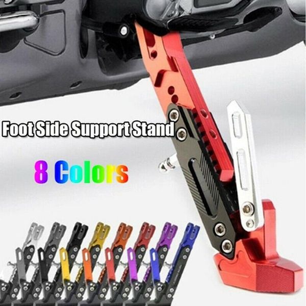 

other motorcycle parts adjustable cnc metal foot bracket kick side durable resistant motorbike parking support stand