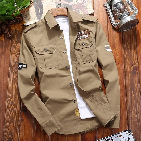 

men's casual shirts tactical 2021 autumn lightweight quick drying army military cargo shirt men long sleeve outdoor work blouse, White;black