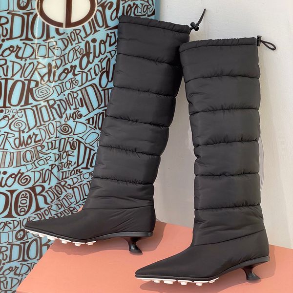 

winter women's shoes r comfortable brand long-tube luxury women's boots, Red;white