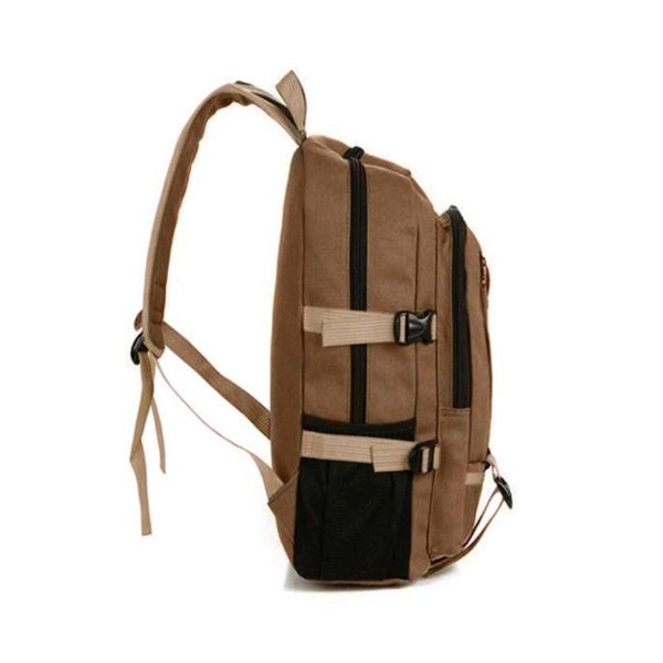 

backpack 2021 women simple double-shoulder canvas schoolbag multi-function waterproof casual backpacks travel bags #lr2