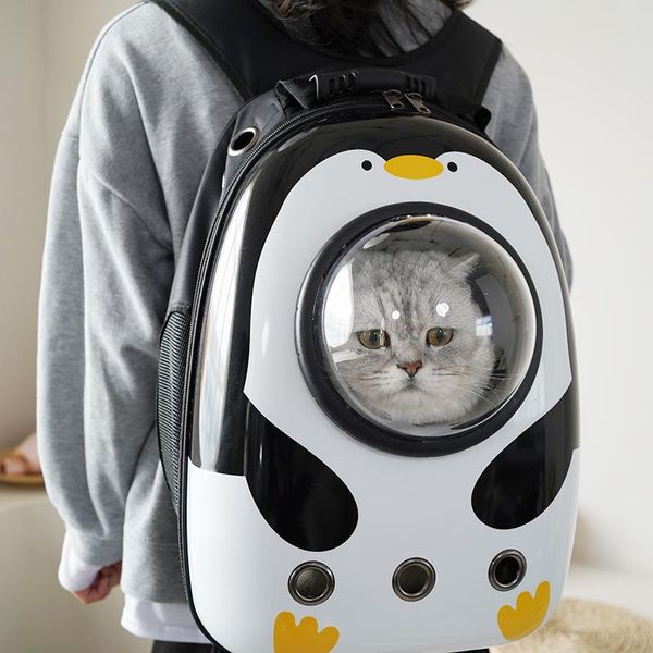 

backpack space cage pet transport bag carrying for cats back pack cat carrier bags breathable carriers small dog