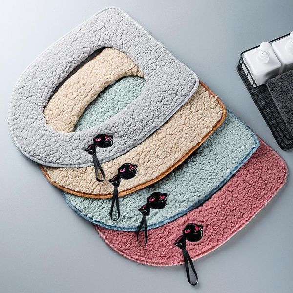 

toilet seat covers u style washable cover mat set wc lid universal closestool case bathroom accessories