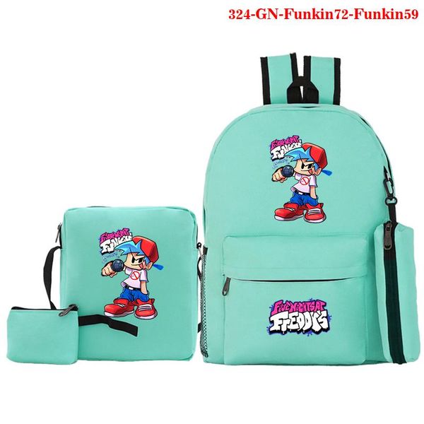 

backpack game bookbag friday night funkin teenagers school bags women men bag fashion travel lappencil