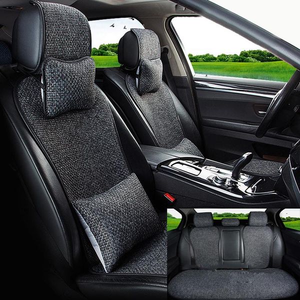

seat cushions car four seasons general cushion linen summer cool breathable cover