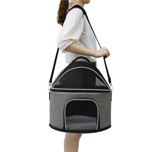 

cat carriers,crates & houses bag folding castle polyester portable travel for dogs and cats breathable cage backpack accessories