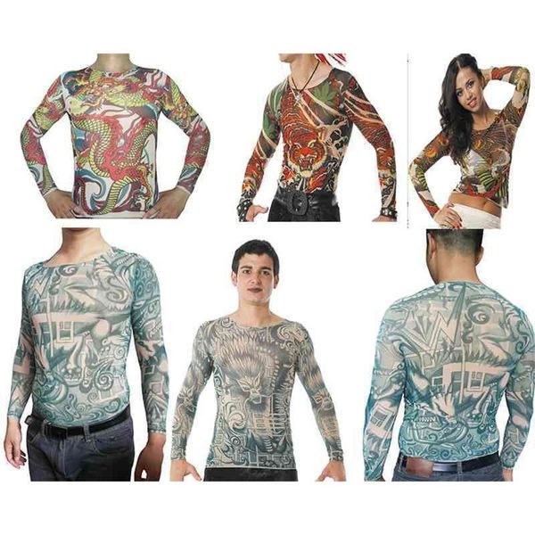 

sleeve women's tattoo long t-shirt