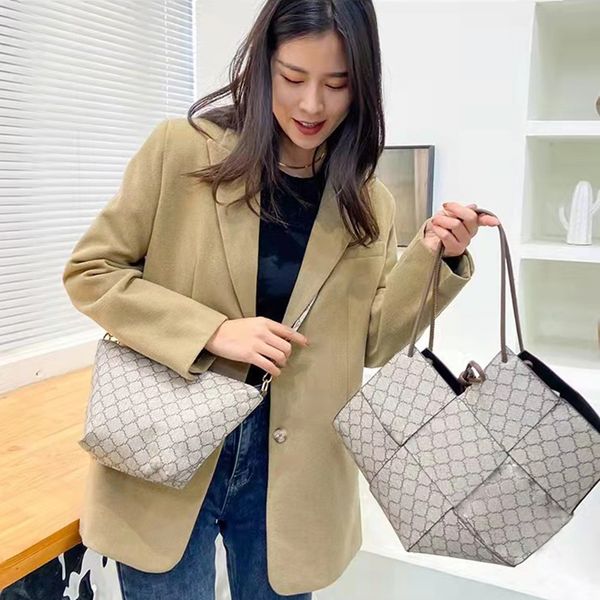 

pink sugao shoulder tote bags luxury large capacity purse women pu leather fashion designer girl shopping bag handbags 2pcs/set