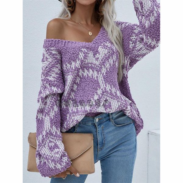 

women's sweaters autumn and winter fashion loose large knitted pullover sweater, White;black