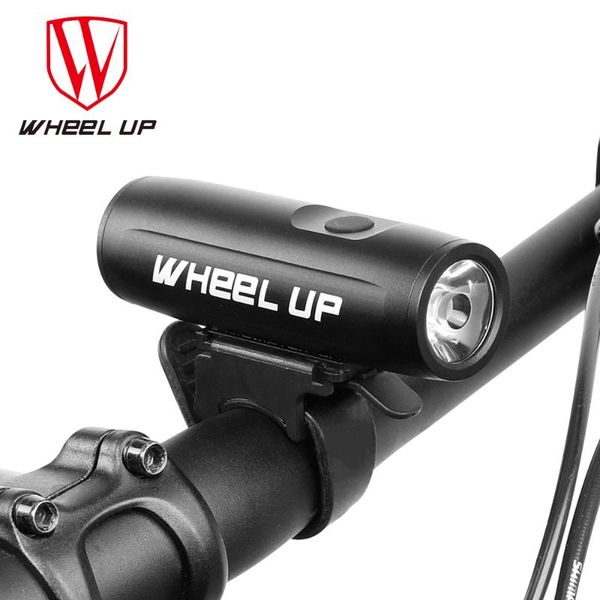 

wheel up bike light rainproof usb rechargeable led 2000mah mtb front lamp headlight aluminum ultralight bicycle lights