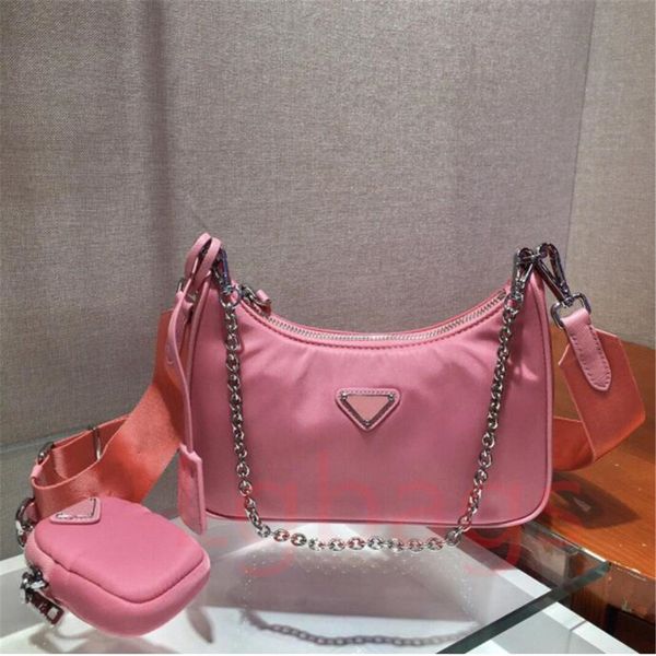 

2021 designer fashion nylon women luxurys designers bags lady crossbody tote hobo shoulder purses handbags bag wallet backpak, Red;black