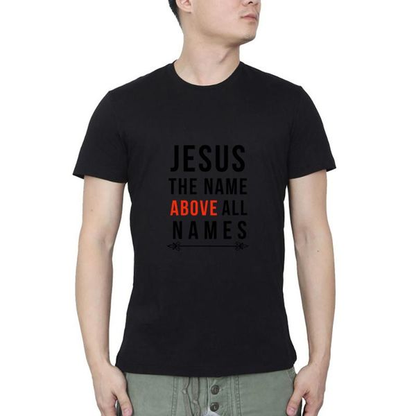 

men's t-shirts jesus christ t-shirt streetwear o neck casual summer, White;black