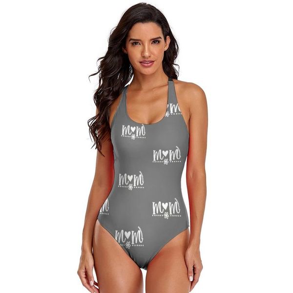 

one-piece suits mom swimsuit stylish swimwear beach young wholesale 1 piece bathing suit